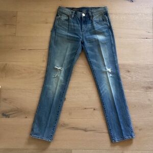 J. Crew SZ 25 Women’s Broken In Boyfriend Blue Jeans Colorby Wash #B0717